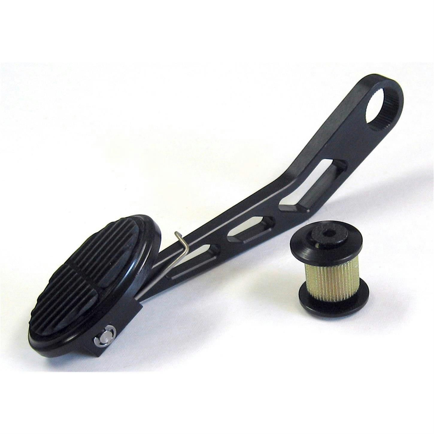 Lokar XDBW-6103 Midnight Series Drive-by-Wire Mini Oval Throttle Pedal