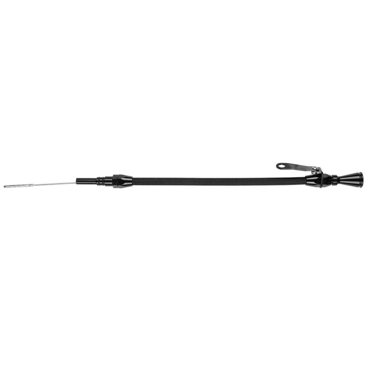 Lokar XED-5011 Midnight Series Flex. Engine Dipstick, Big Block Ford