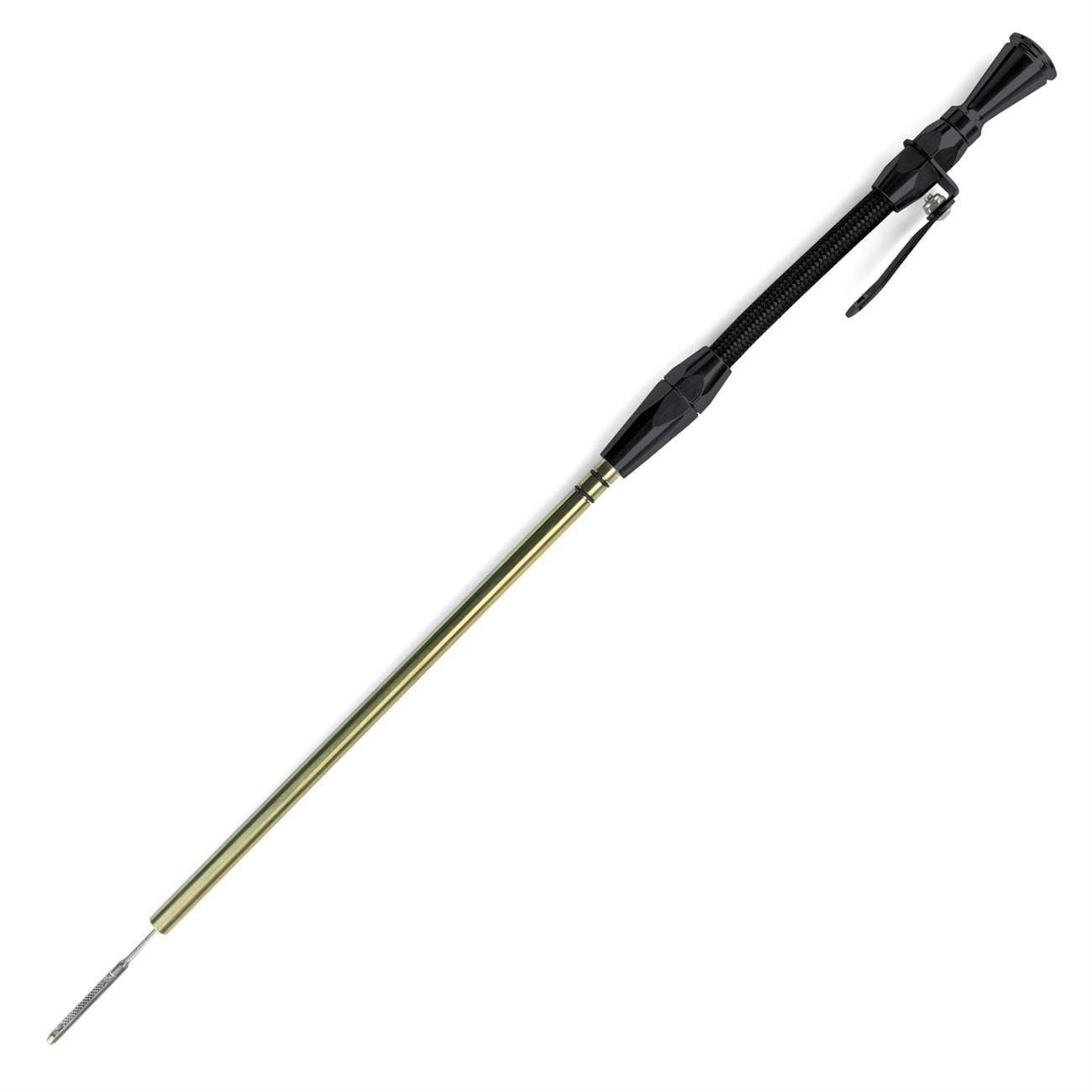 Lokar XED-5023 Midnight Series Flex. Engine Dipstick, 69-74 351C Ford
