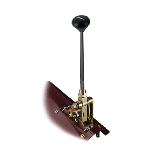 Lokar FMC4FXMB Midnight Floor Mount Shifter, Ford C-4, 6 In