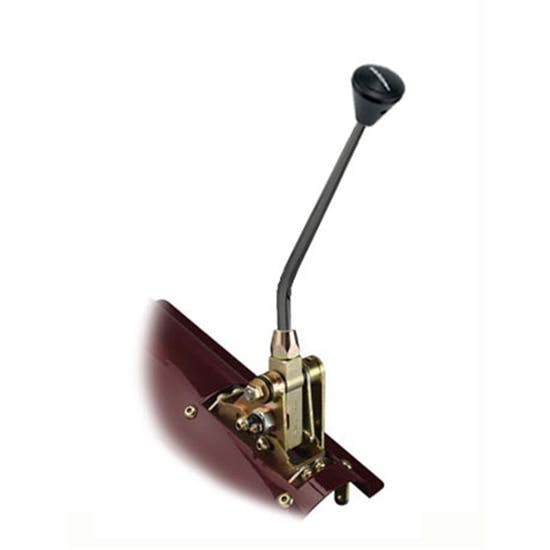 Lokar FM350EXLB Midnight Series Floor Mount Shifter, TH-350, 8 In