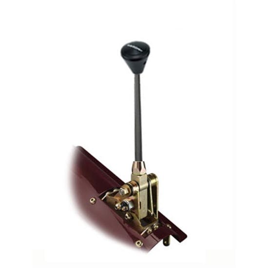 Lokar FM350FXLB Midnight Series Floor Mount Shifter, TH-350, 6 In