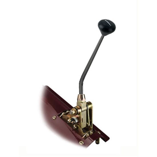 Lokar FMAODAXMB Midnight Floor Mount Shifter, Ford AOD, 23 In.