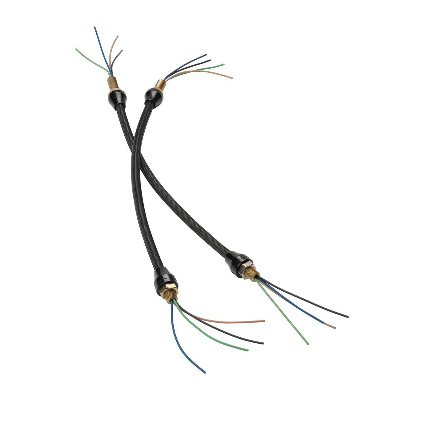 Lokar XHL-1900 Black Anchor-Tight Stainless Steel Headlight Braid