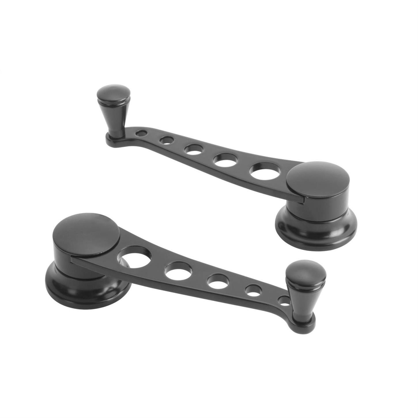 Lokar XIDH-2031 Midnight Series Lakester Window Cranks, GM/Ford 49-Up