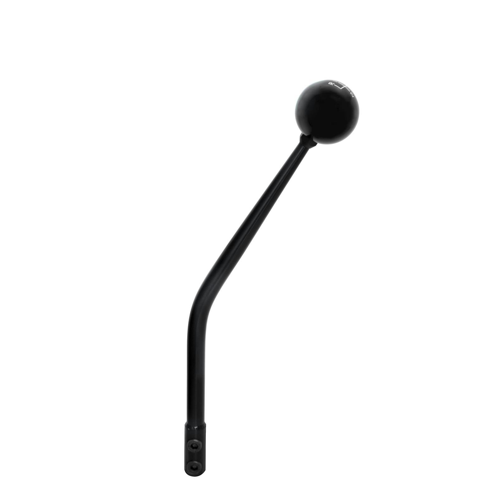 Lokar XMSL6B Midnight Series Man Trans Shifter Lever, Tremec, 16 Inch