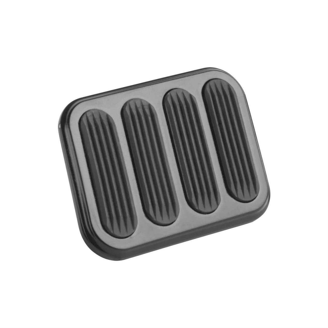 Lokar XSG-6017 Midnight Series Steel XL Brake Pedal Pad w/Rubber