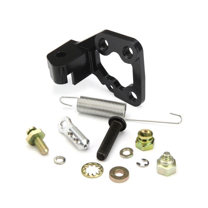 Lokar XTCB-40HS2 Holley Sniper 2 Black Aluminum Bracket/Springs