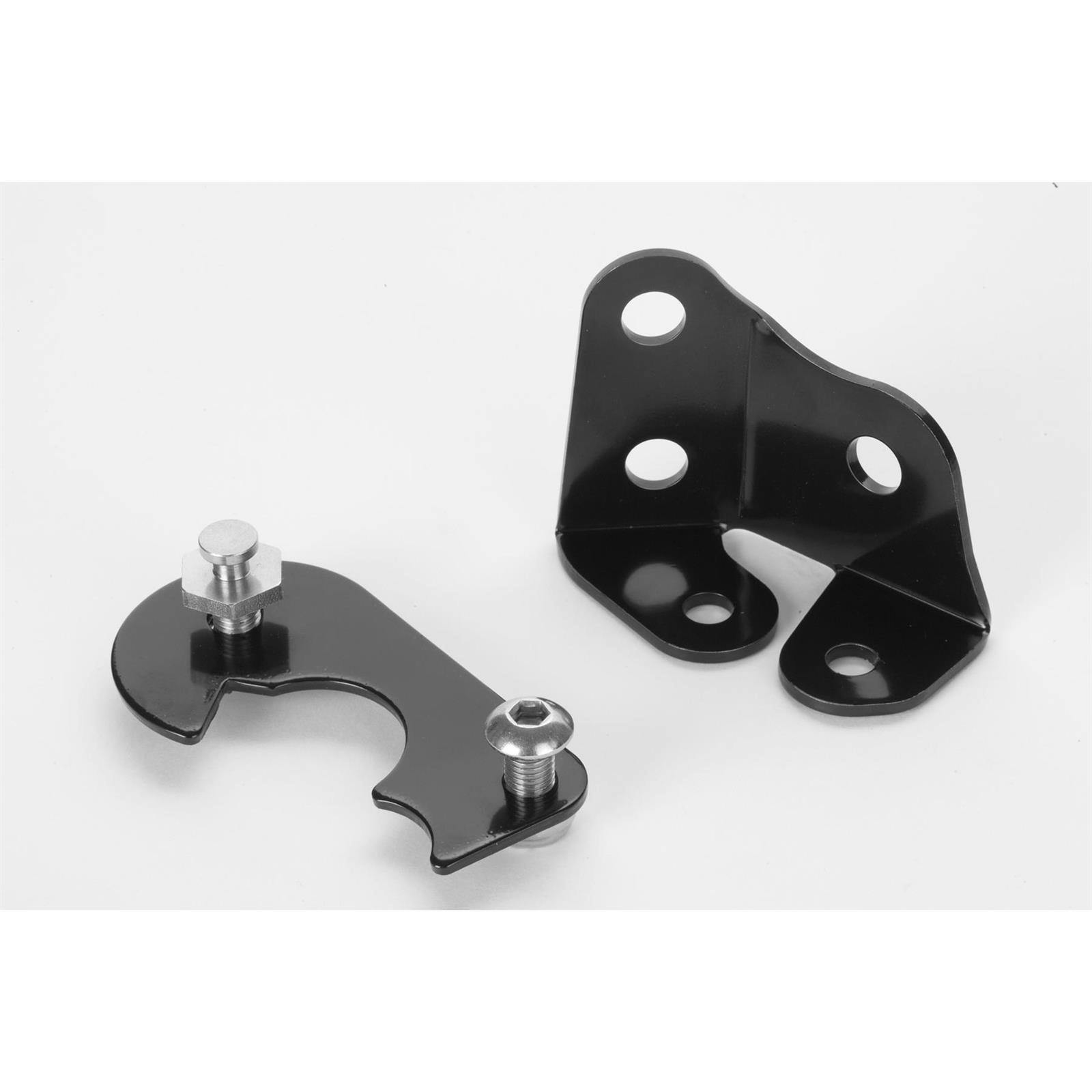Lokar XTCB-40RJ Midnight Series Ram Jet Throttle Cable Bracket, SB 350