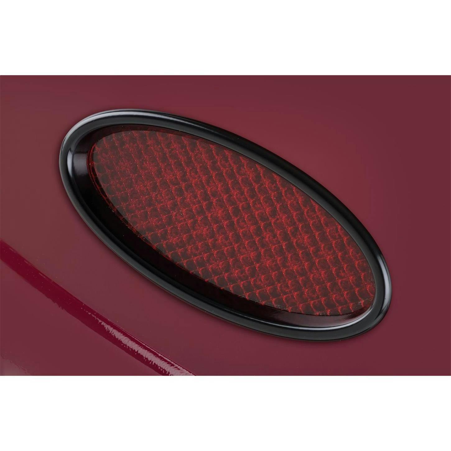 Lokar XTL-1910 Midnight Series Std Billet Aluminum Oval LED Taillights
