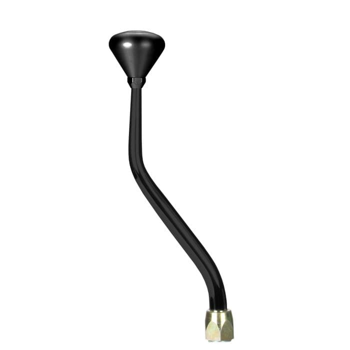 Lokar TM350CNXMB TH350 Tail Mount Black 12 In. Mshr. Knob Shifter