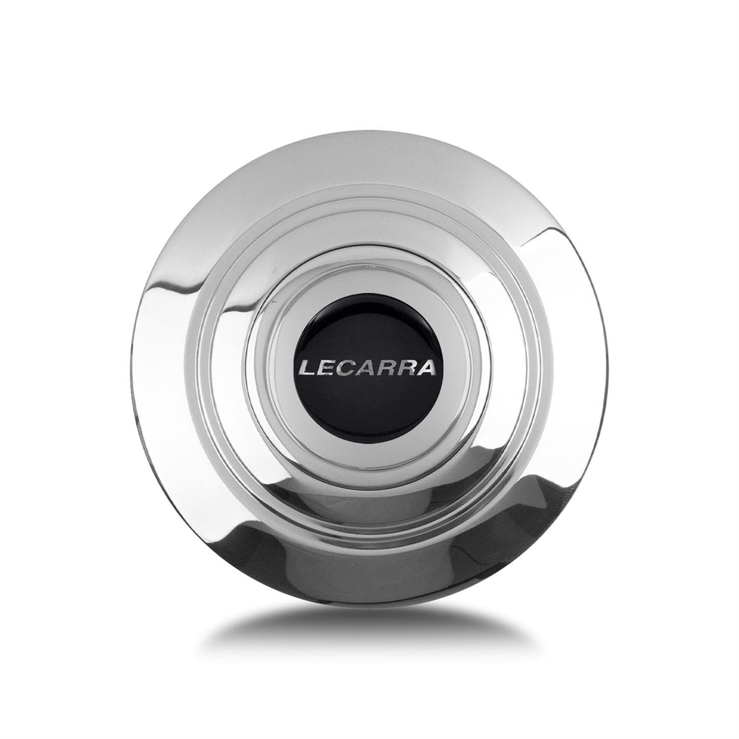 Lecarra 3457 Horn Button, Dome, Large Recessed Logo, Polished