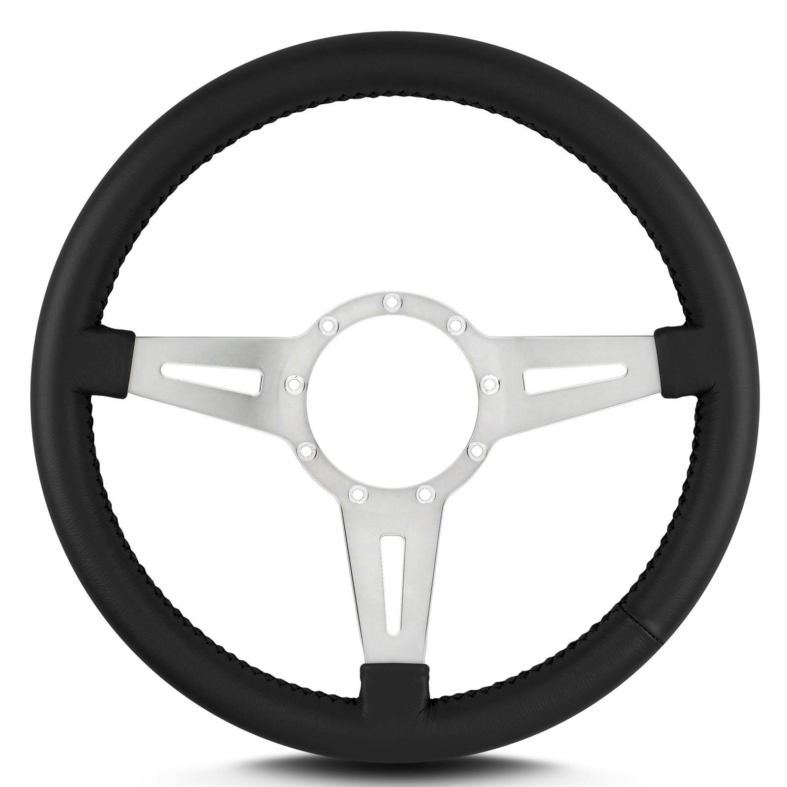 Lecarra 43201 14 Inch Steering Wheel, Mark 4 Elegante, Black Wrap