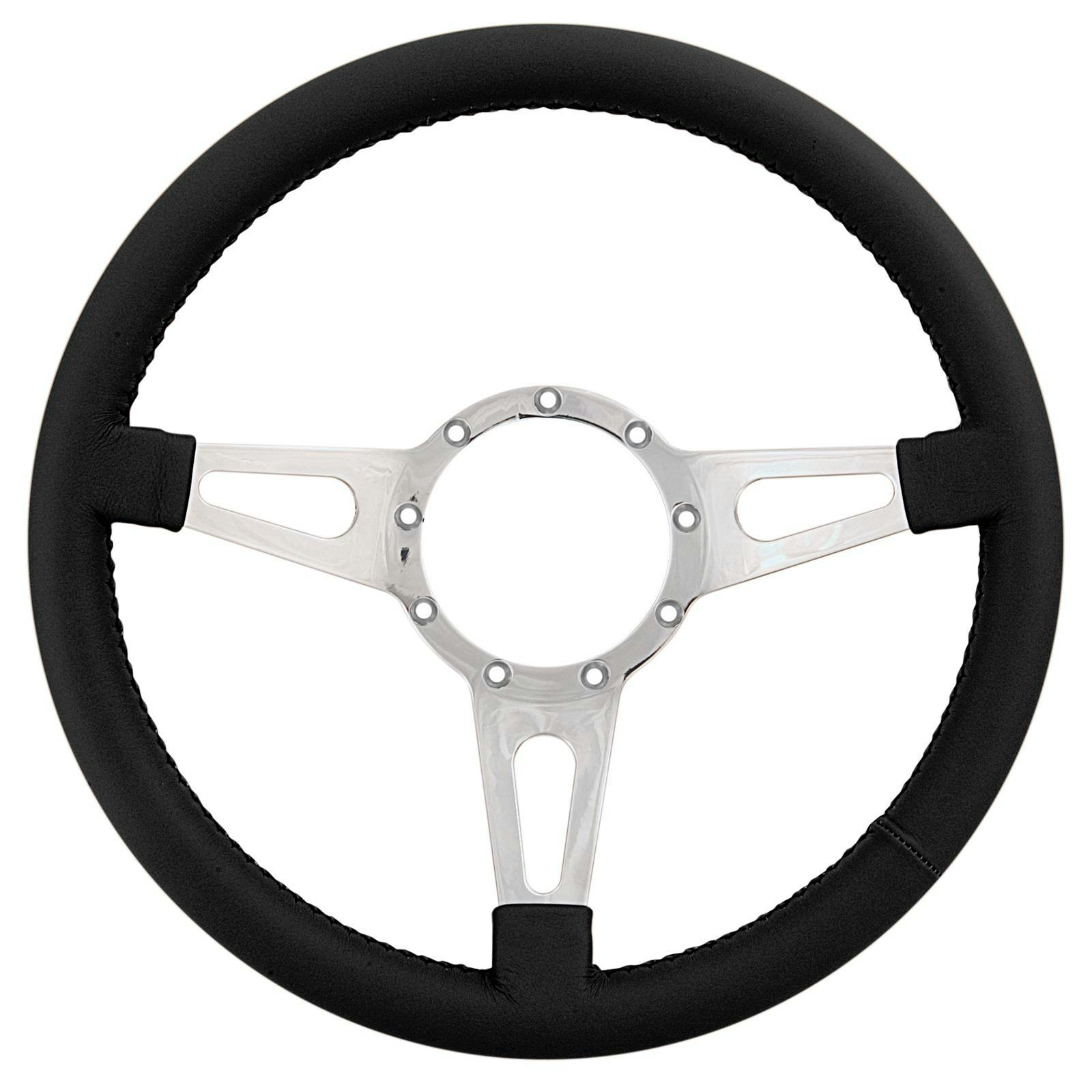 Lecarra 44201 14 Inch Steering Wheel, Mark 4 Supreme, Black Wrap