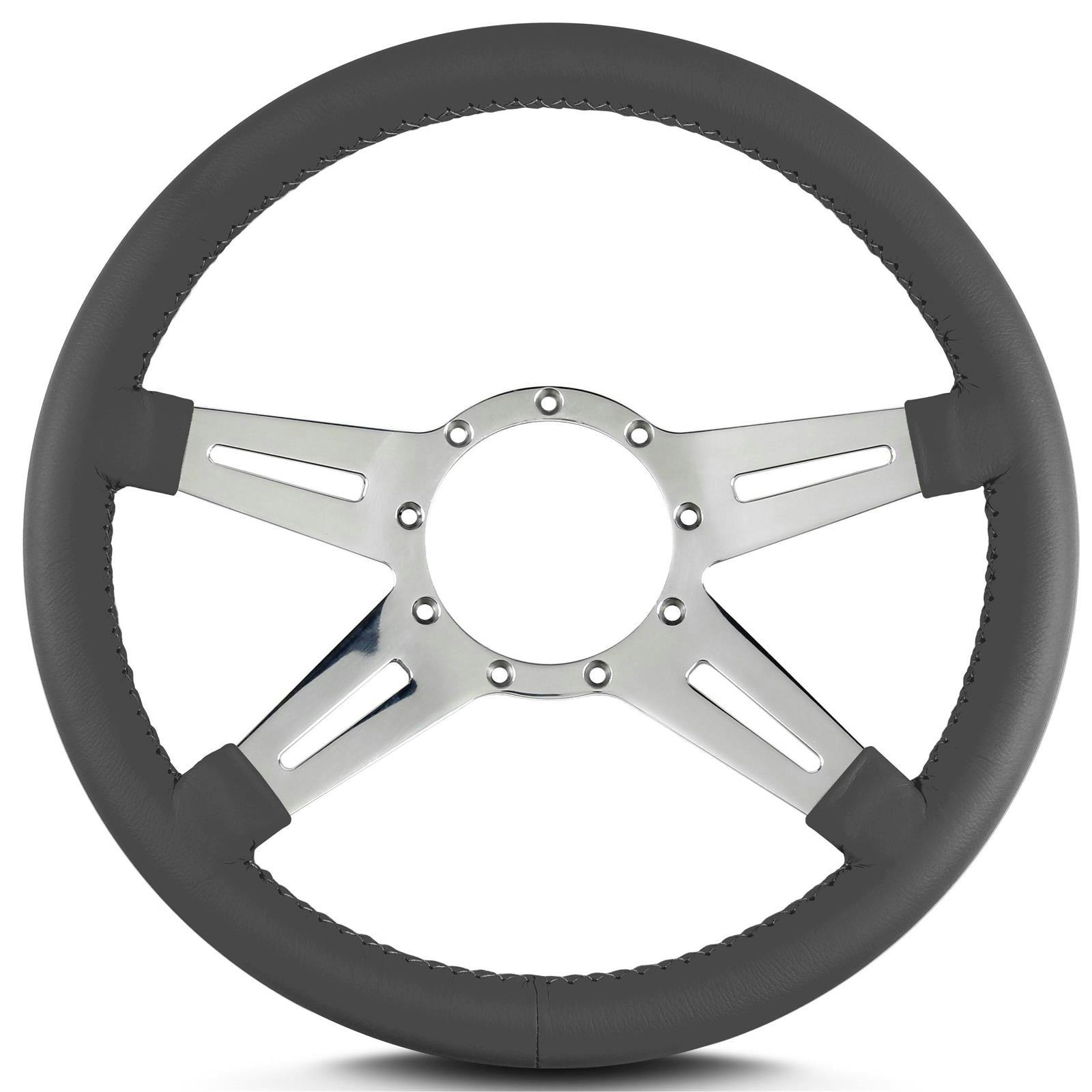 Lecarra 93206 14 Inch Steering Wheel, Mark 9 Elegante, Dark Grey