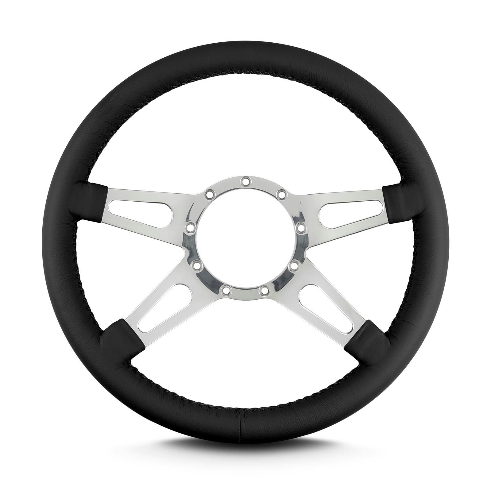 Lecarra 94301 14 Inch Steering Wheel, Mark 9 Supreme, Black Wrap