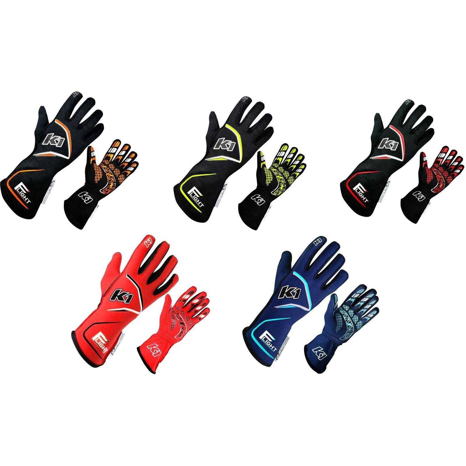 K1 RaceGear Flight Driver's Race Glove, 2-Layer Nomex
