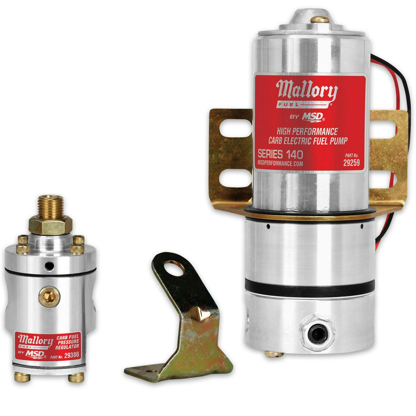 Mallory 29209 Model 140 Fuel Pump with Non-Bypass Regulator