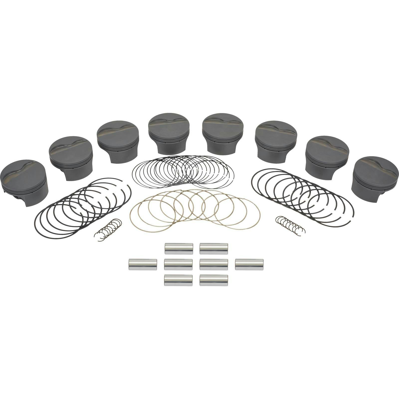 MAHLE PowerPak Piston And Ring Kit, Flat Top, LS, 5.7L, 6.0L