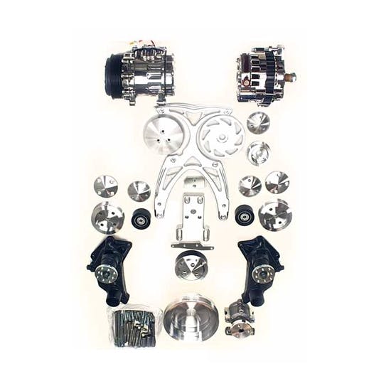 March Pulley 30600 Ford Flathead Serpentine Conversion Drive System