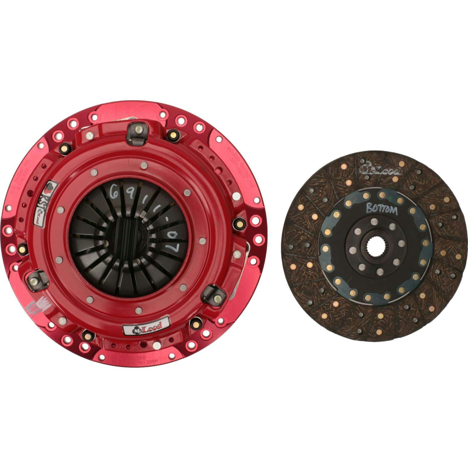 McLeod 6911-07 RST Twin Disc Clutch Kit, 10 In, Chevy 1-1/8 x 26