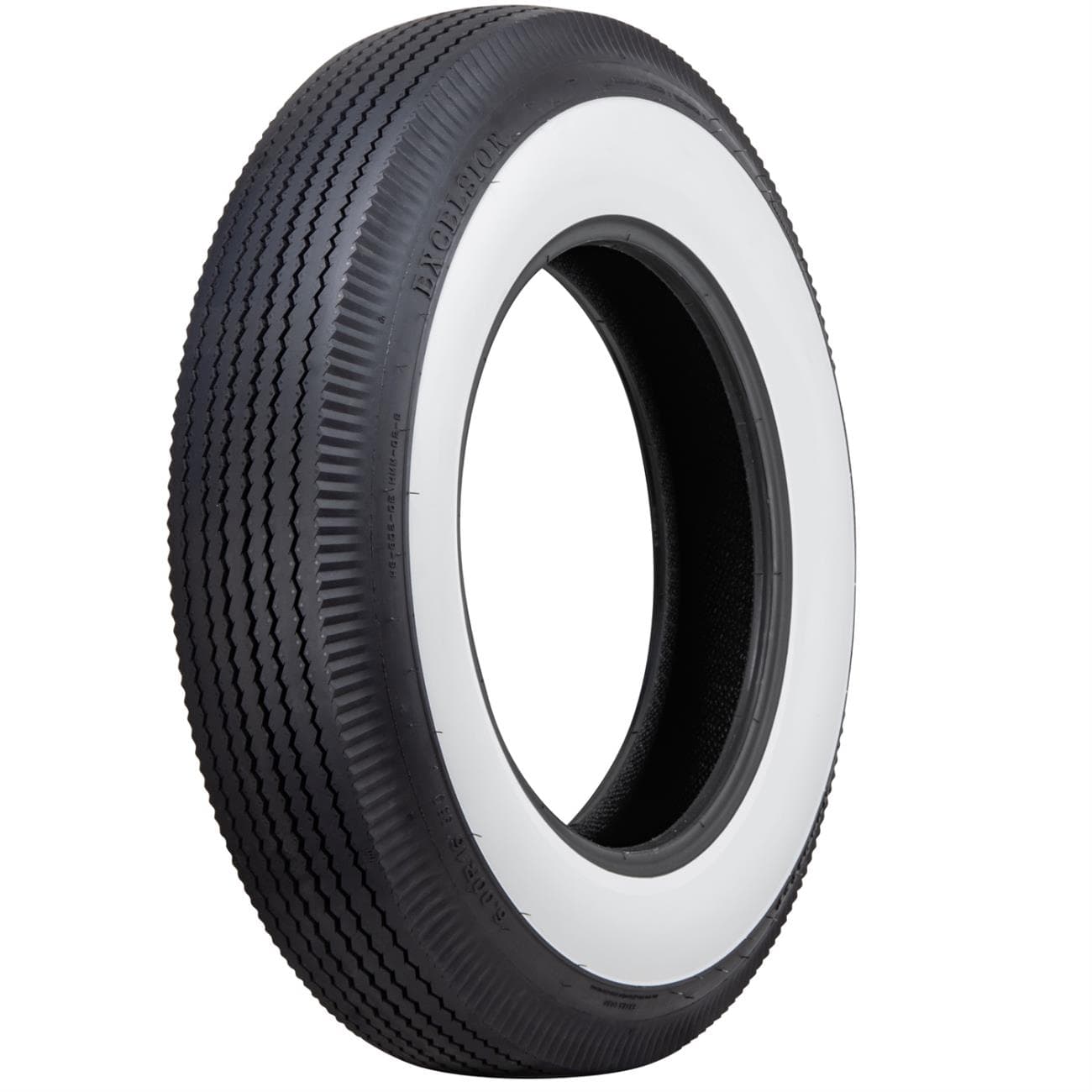 Coker Tire 518102 Excelsior Roadster Radial, Whitewall, 600R16