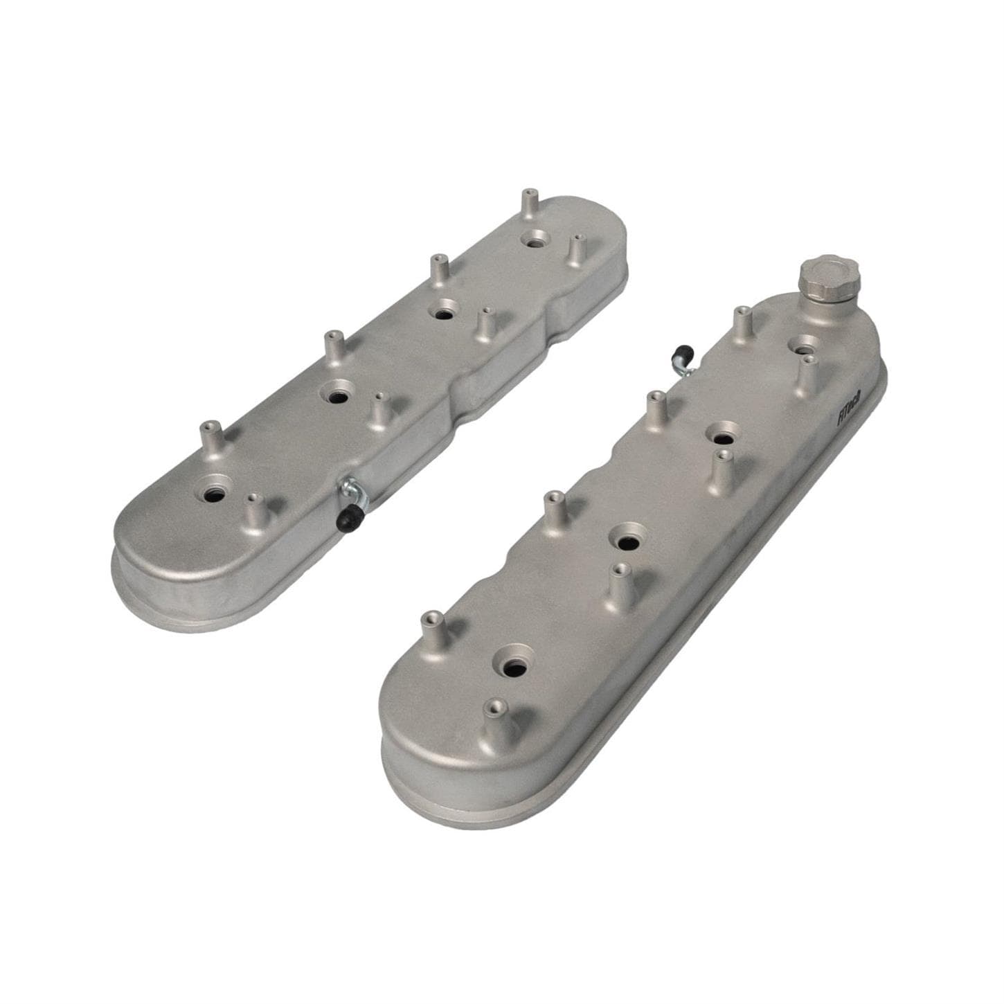 FiTech 131001 Satin LS Plus Valve Covers, w/Coil Mounts