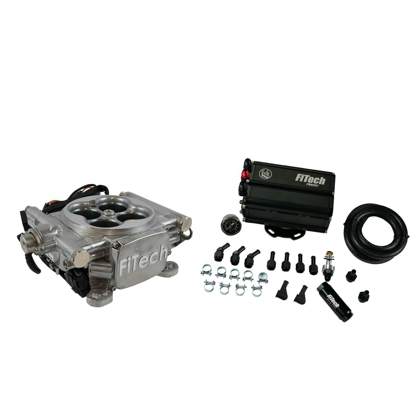 FiTech 35501 EFI 4, Power Adder, Force Fuel Mini Delivery, Bright