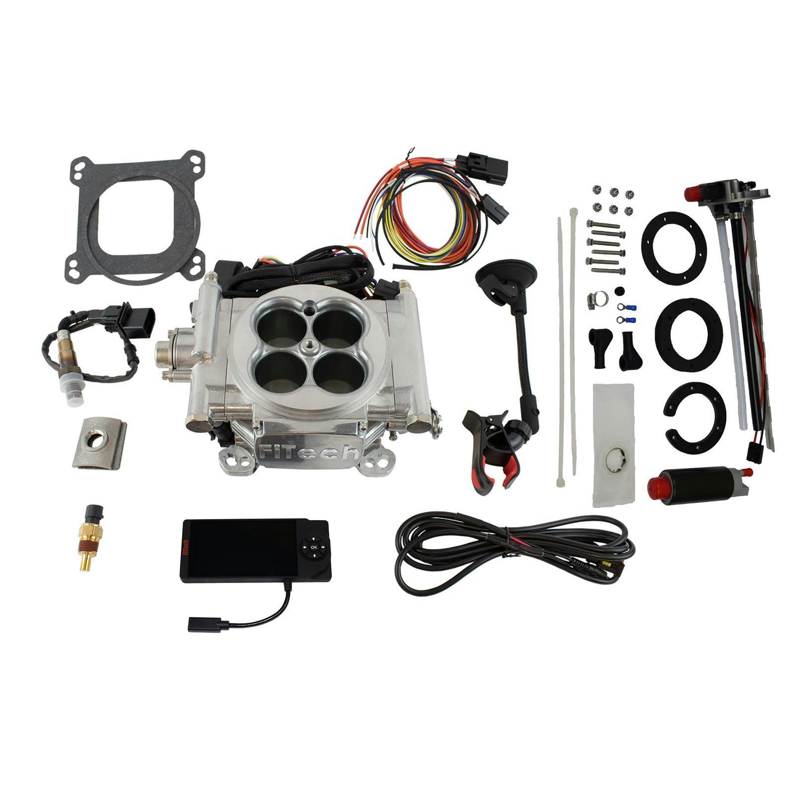 FiTech 36001 Go EFI 2 Barrel 400HP W/ In Tank Retro Fit Kit, Gold
