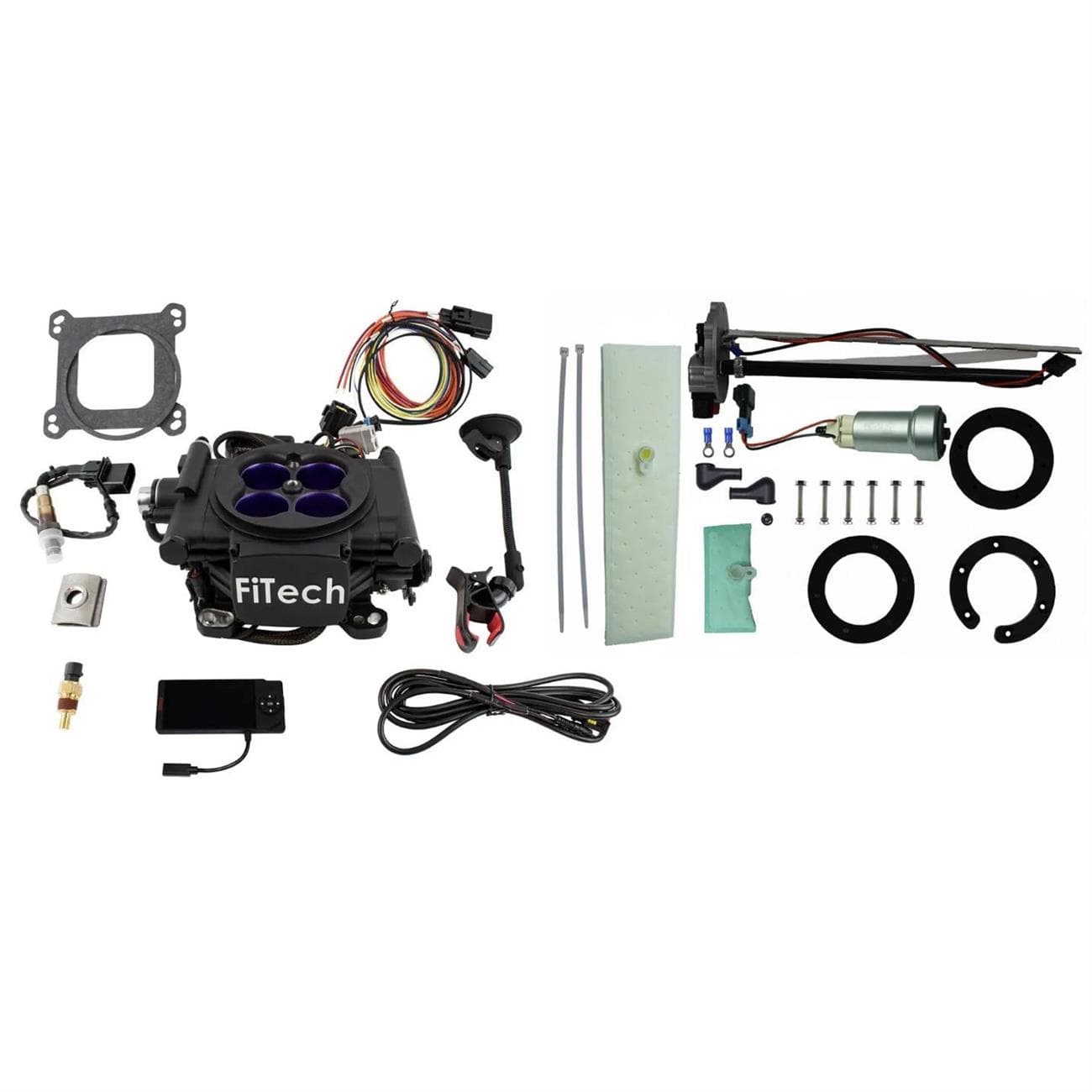 FiTech 36108 Mean Street 800HP W/ Go Fuel 440 LPH In Tank, Black