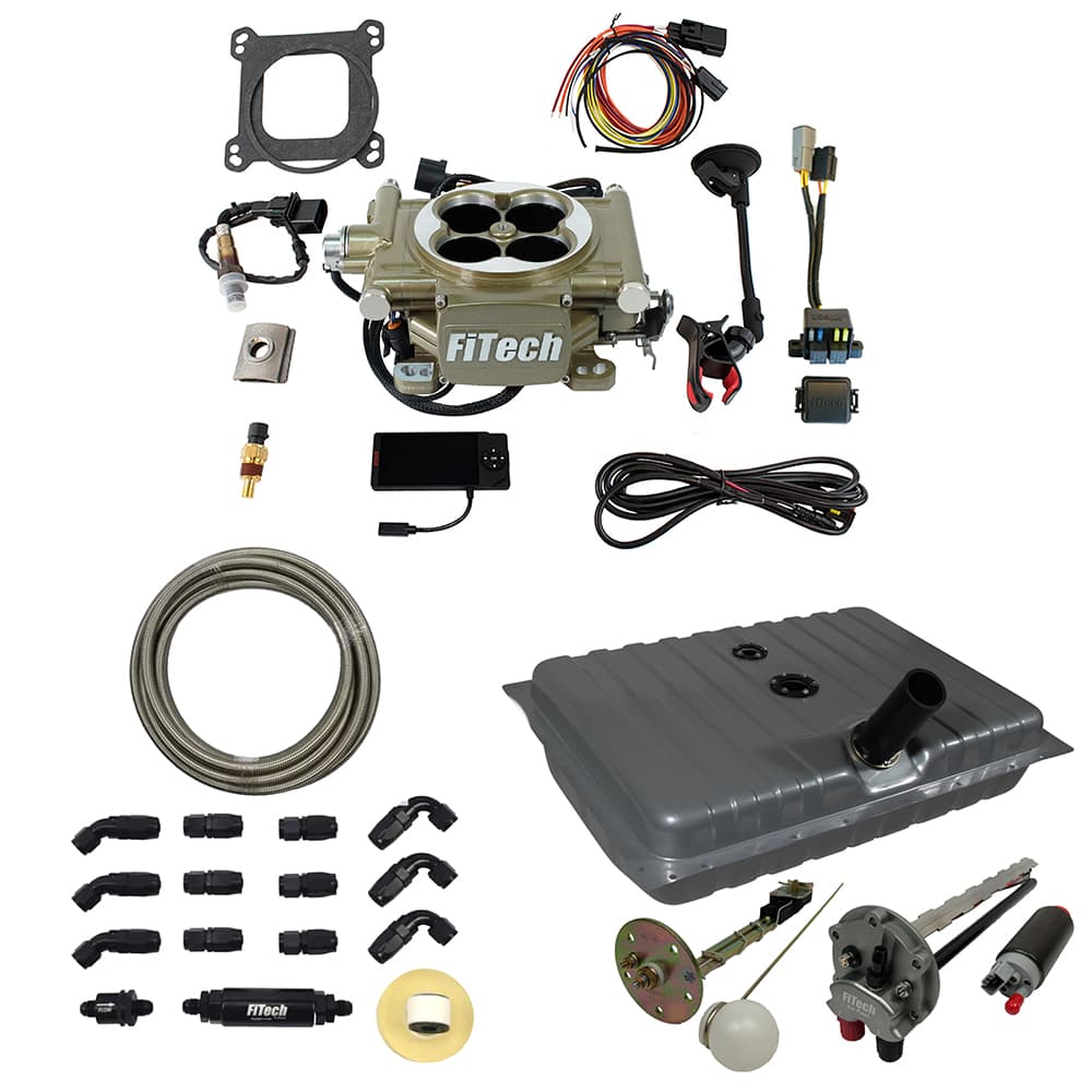 FiTech 38004 Easy Street 600 HP Gold EFI System, 69-70 Mustang