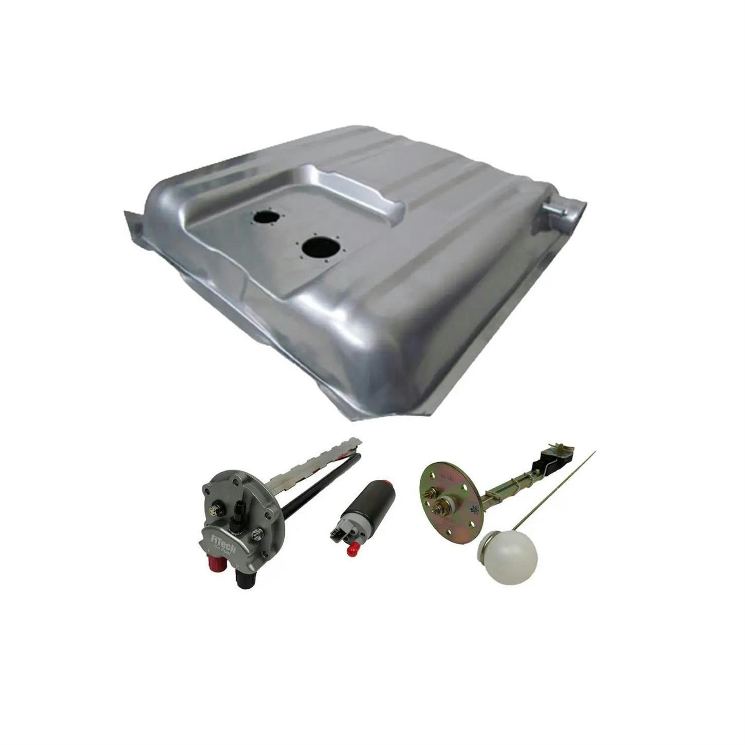 FiTech 58005 EFI Fuel Tank, 1957 Chevy, with Pump/Sender/Straps