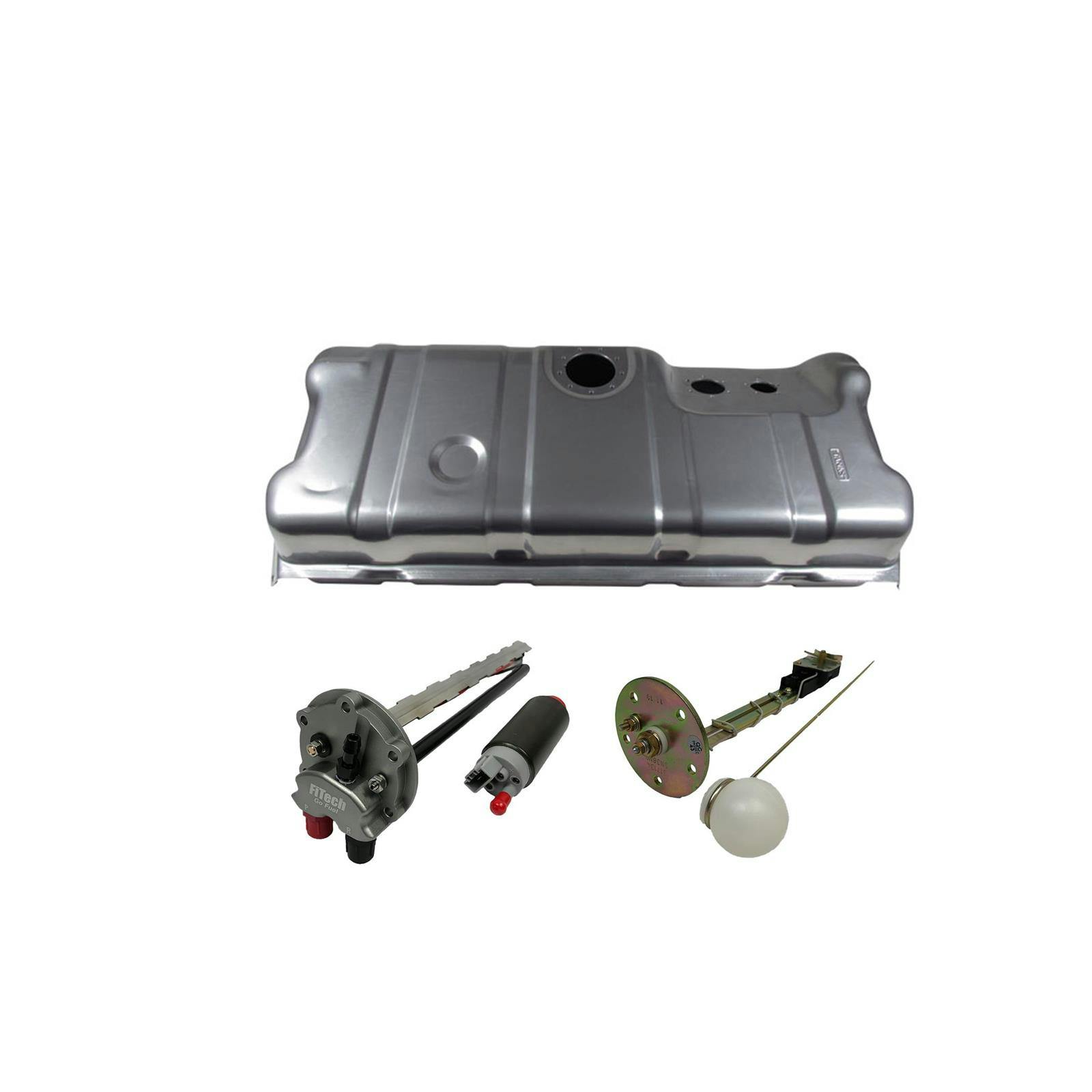 FiTech 58044 1963-67 Corvette EFI Fuel Tank w/ Sender/Straps/Pump