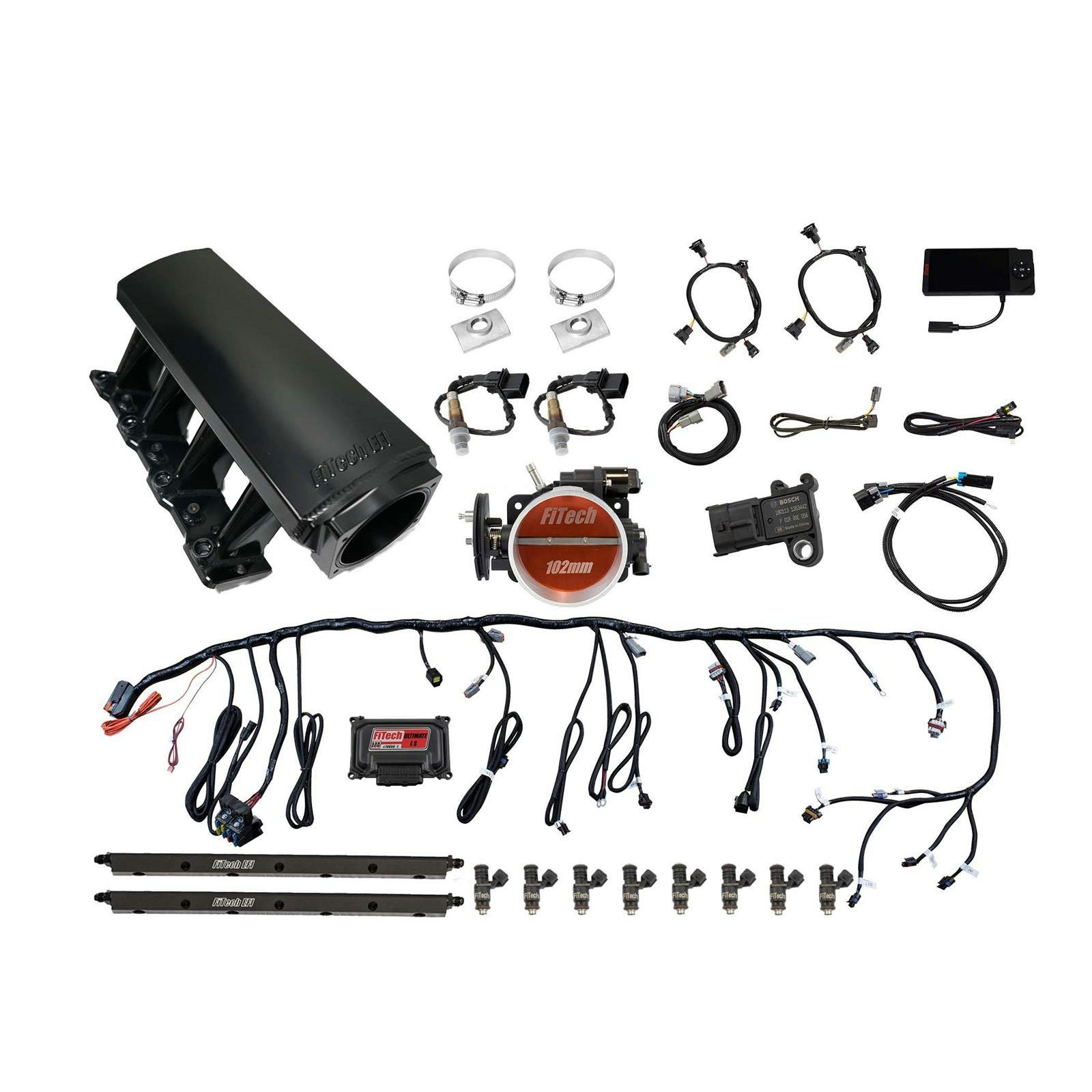 FiTech 70009 Ultimate Tall LS1/LS2/LS6 750HP Kit W/ Trans Control