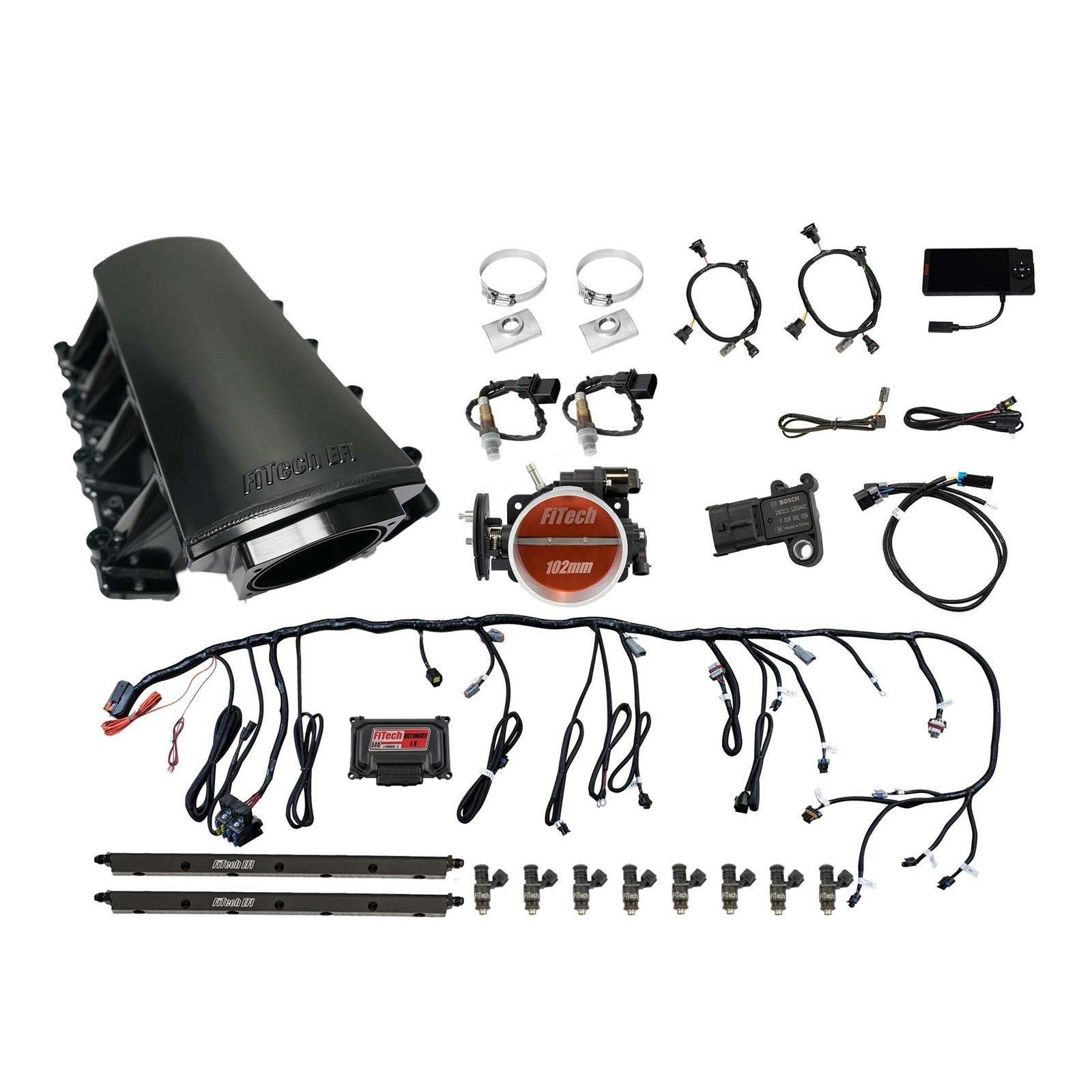 FiTech 70017 Ultimate LS7 750HP Square Port EFI Kit