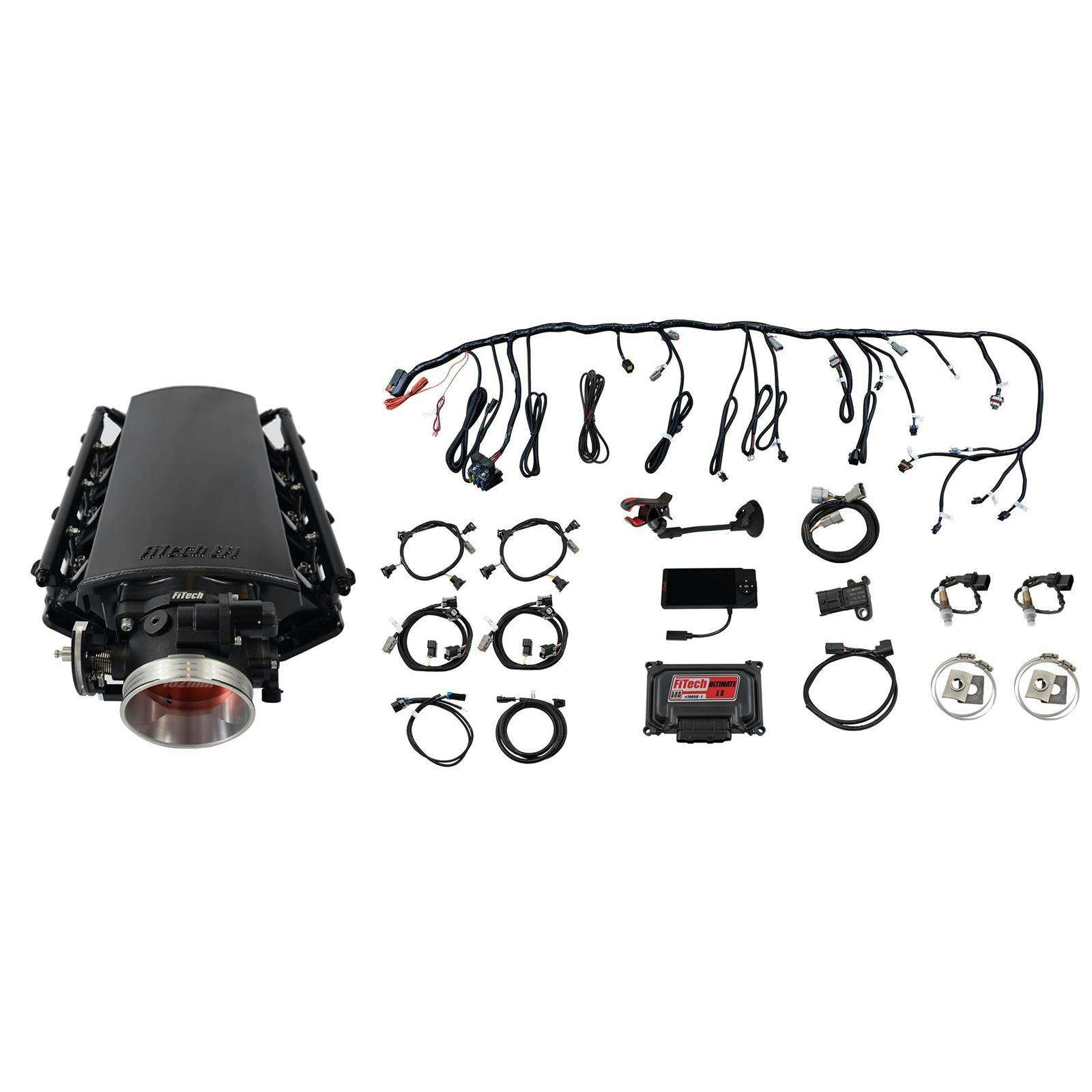 FiTech 70035 Ultimate LS3 1000HP EFI, Short Intake, Trans Control