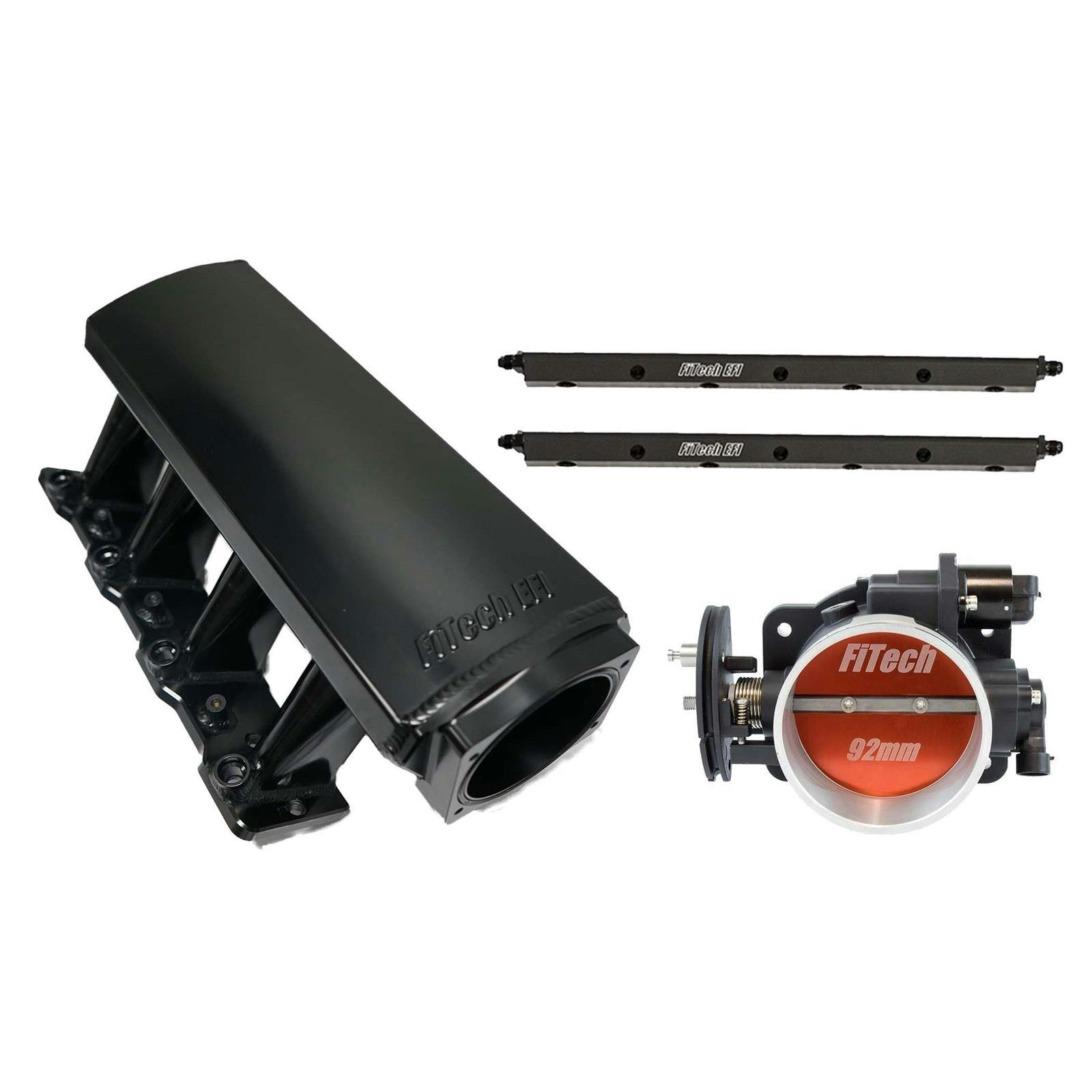 FiTech 70075 LS1/LS2/LS3 Tall Aluminum Intake Manifold 500HP Kit