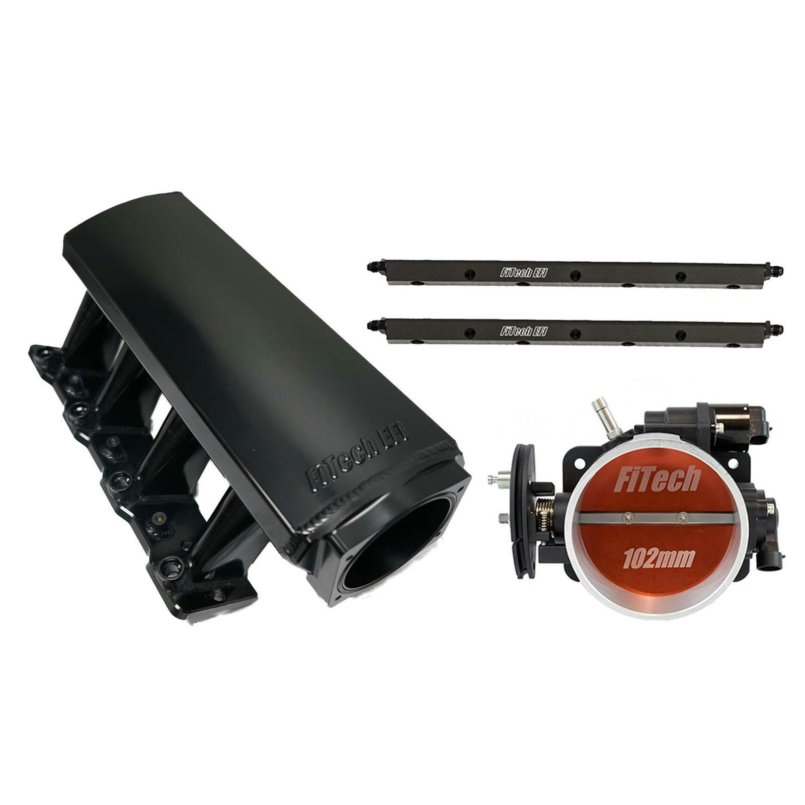 FiTech 70076 LS1/LS2/LS3 Tall Aluminum Intake Manifold 750HP Kit