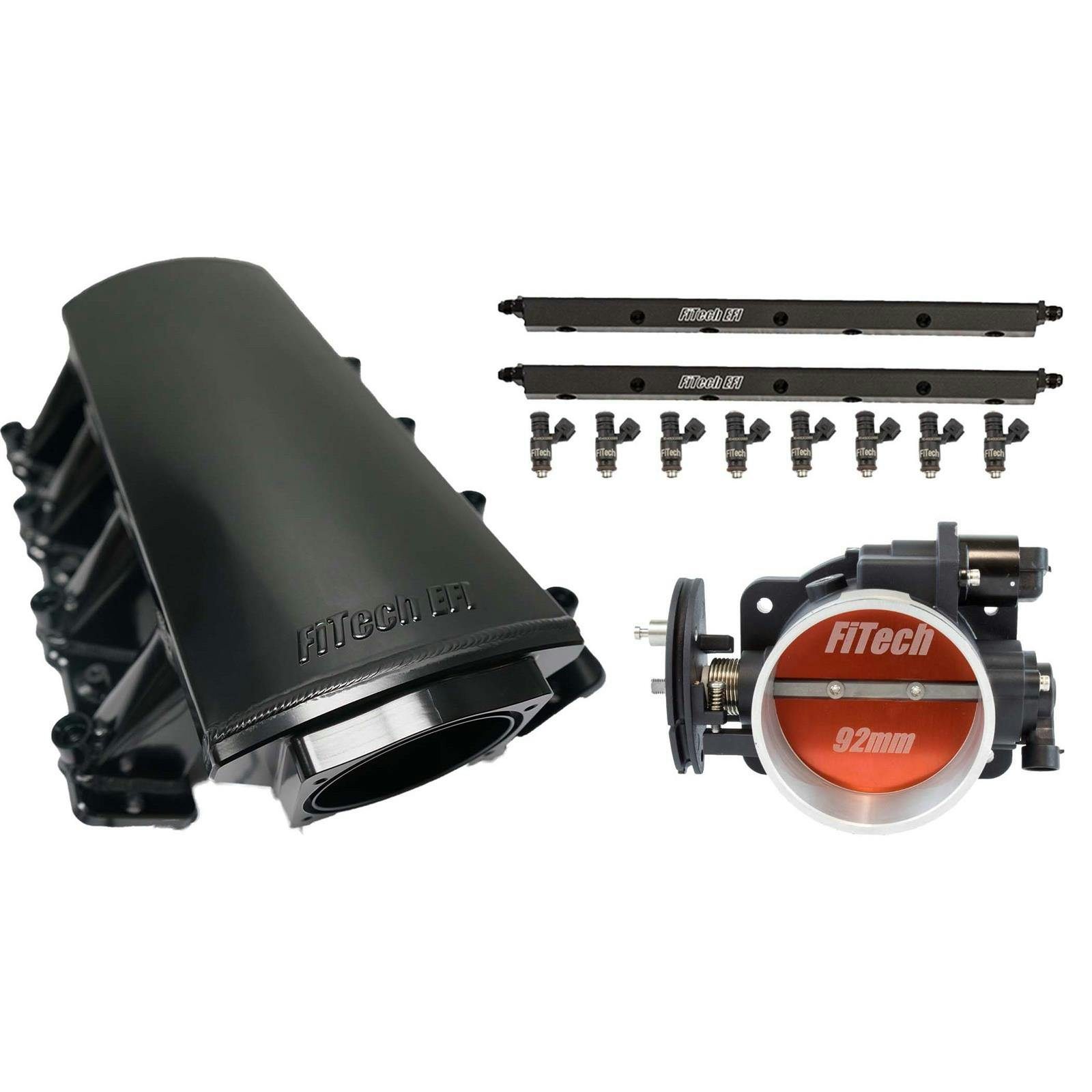 FiTech 70077 Loaded LS7 Aluminum Intake Manifold 500HP Kit