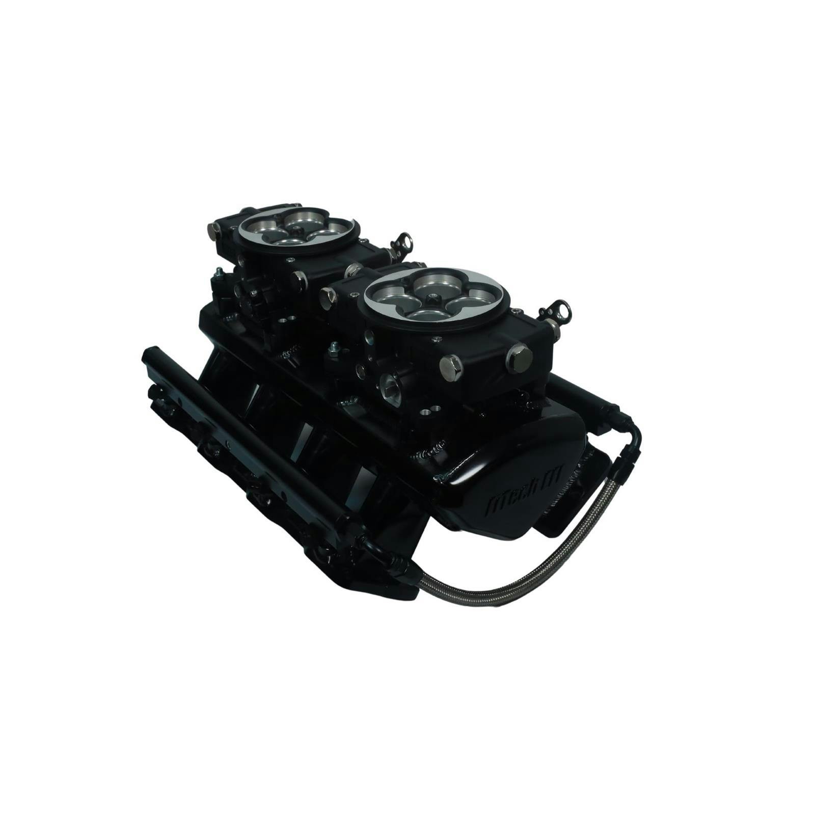 FiTech 70082 LS 750HP Dual Quad EFI Cathedral Port, Trans Control