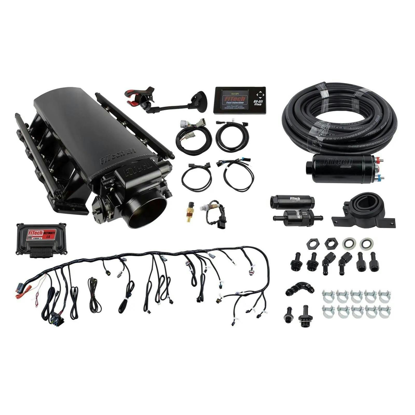 FiTech 71015 Ultimate LS7 500HP W/ In-Line Fuel Pump Master Kit