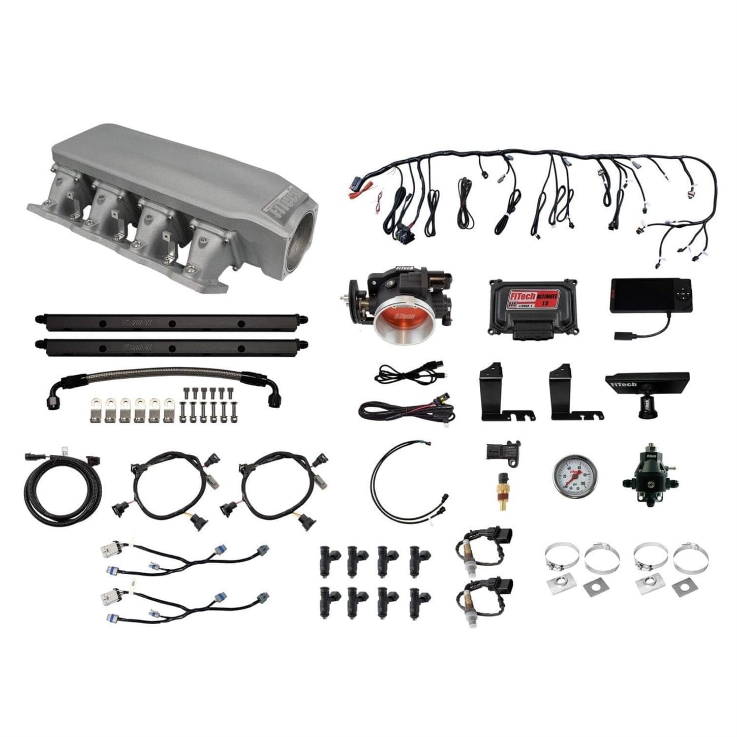 FiTech 73103 Nitro-Port Cast, LS1 500HP EFI W/O Trans Control