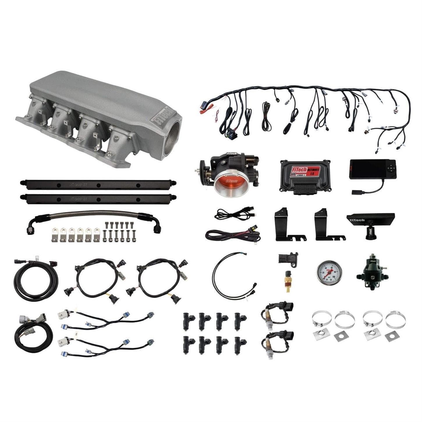 FiTech 73104 Nitro-Port Cast, LS1 500HP EFI With Trans Control