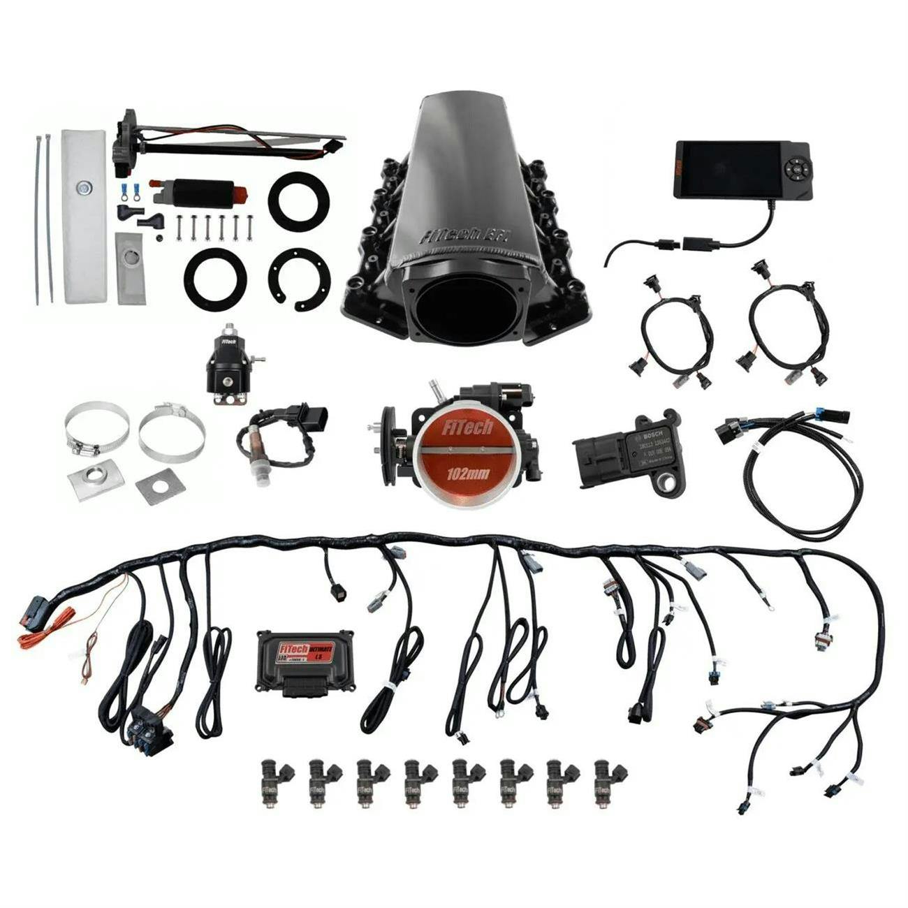 FiTech 76206 LS Master Kit 70006 W/ 50015 Go Fuel In-Tank Module
