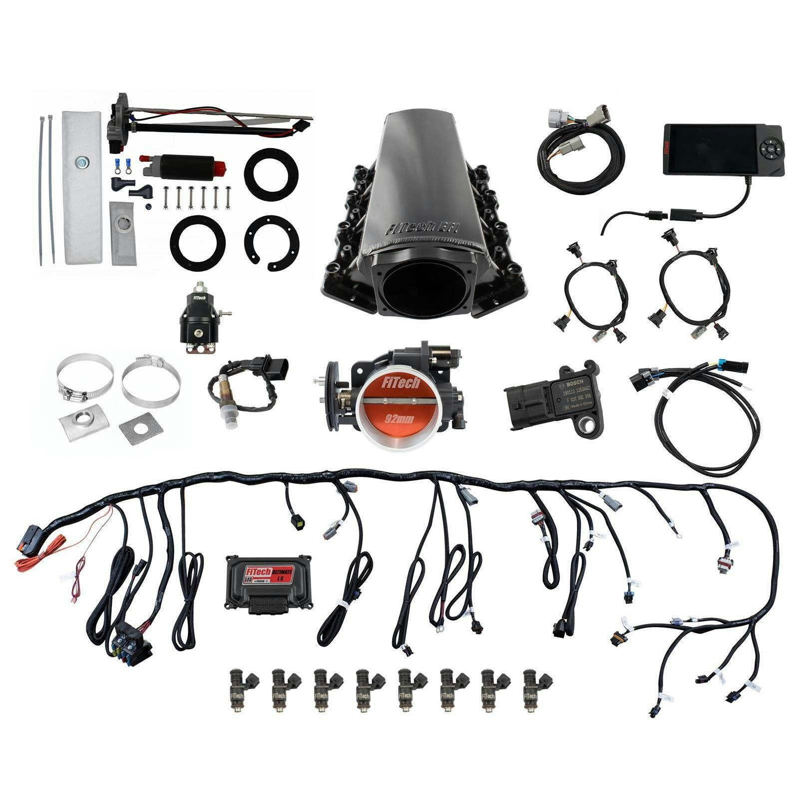 FiTech 76207 LS Master Kit 70007 W/ 50015 Go Fuel In-Tank Module