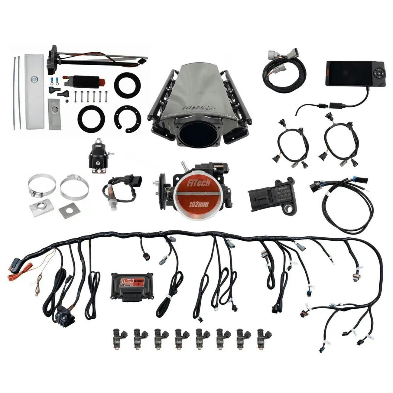 FiTech 76214 LS Master Kit 70014 W/ 50015 Go Fuel In-Tank Module