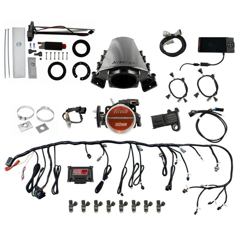 FiTech 76218 LS Master Kit 70018 W/ 50015 Go Fuel In-Tank Module