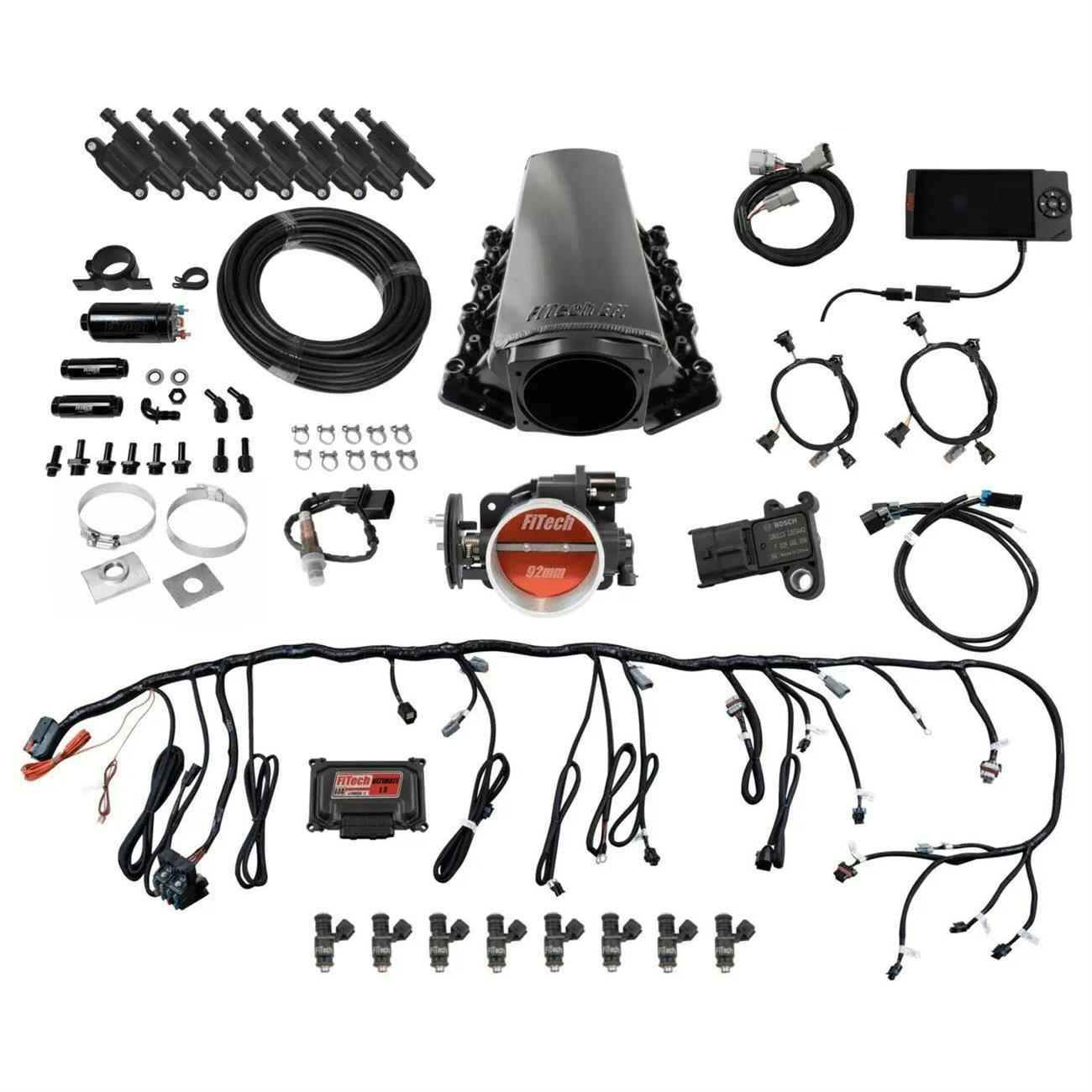 FiTech 79107 LS1/LS2/LS6 500HP W/ Fuel Pump, Coil, Trans, Tall