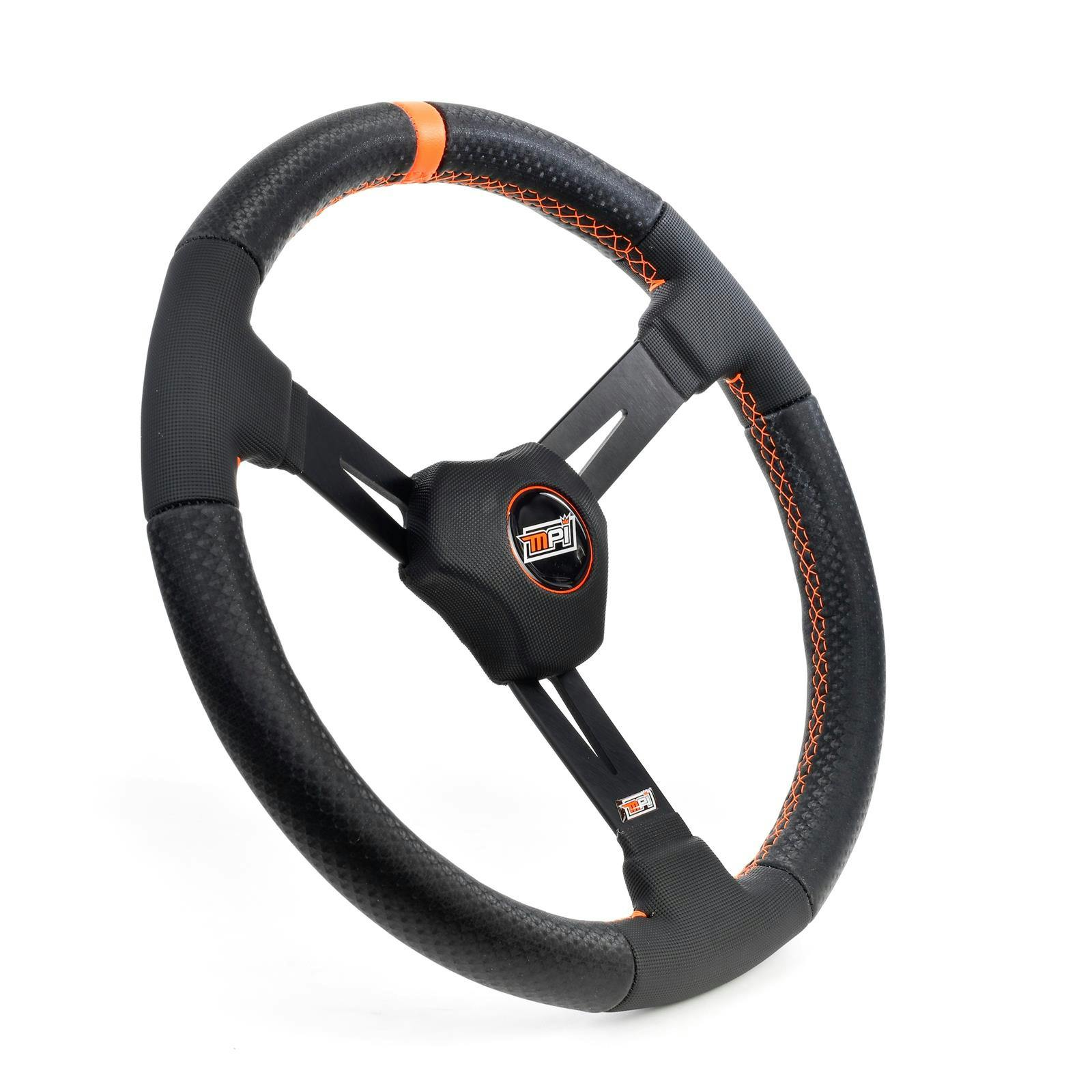 MPI MPI-DM2-16-XL Dirt Oval Track Aluminum Steering Wheel, 16 In.