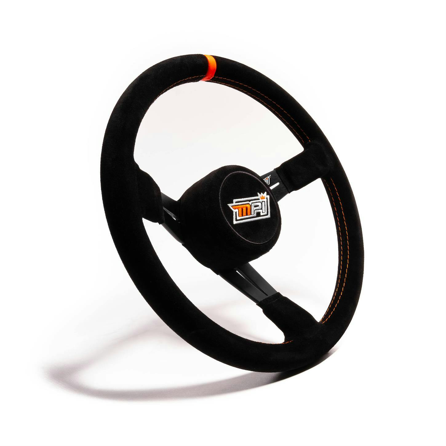 Max Papis Innovations MPI-BL-14-A 3-Hole Steering Wheel, 14 Inch